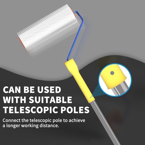 Epoxy Floor Leveling Spiked Roller, 13mm Teeth, Cement Tool