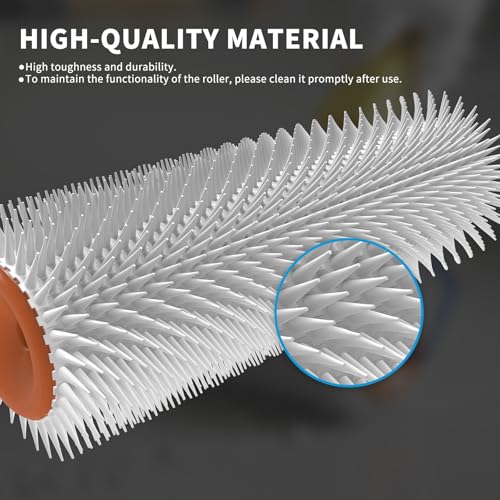Epoxy Floor Leveling Spiked Roller, 13mm Teeth, Cement Tool