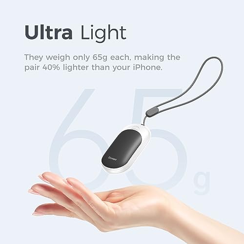 OCOOPA Hand Warmers 2 Pack, Ultrathin Electric, Portable Pocket Heater - Men, Women Purse Must-Haves