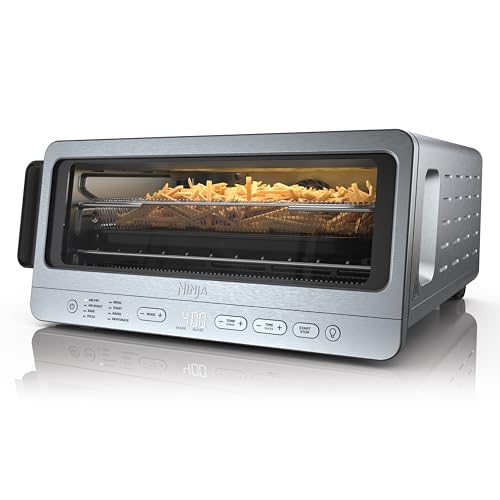 Ninja Flip Toaster Oven & Air Fryer: 8-in-1, Large Capacity, Stainless Steel, 1800W