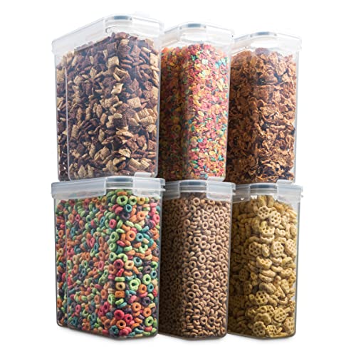 Brand: Airtight Cereal Storage Container, BPA-Free, Kitchen & Pantry Canisters for Dry Food, Pet Food, Flour, Sugar, Rice, Nuts - 135.5oz