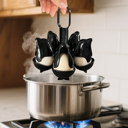 Dolphin Egg Cooker Rack: Boil, Serve, Store Eggs - BPA-Free Kitchen Gadget for 5-10 Eggs - Fun Gift for Kids & Families