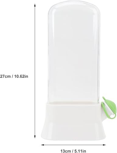 MosQuick Herb Saver Pod for Fridge - Keep Greens Fresh Longer - Mint Basil Coriander Storage - Plastic Container - Big Size 27 x 13 cm