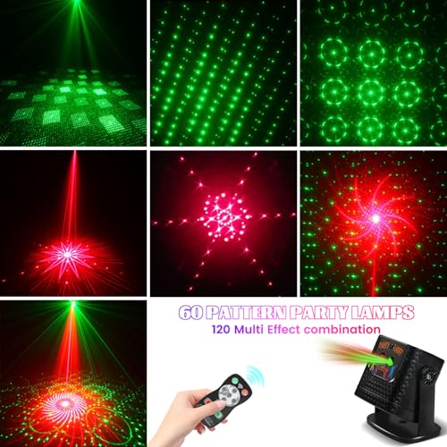 Toyvile Disco Ball Light: Mini DJ Party Lights with Remote Control & Sound Activation - Stage Lights for Home Parties