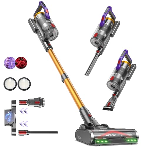 KIPMAX Cordless Vacuum: 50KPa Power, 70Mins Runtime, Aromatherapy, Anti-Tangle, LED Display - Ideal for Pet Hair, Carpet, Floor