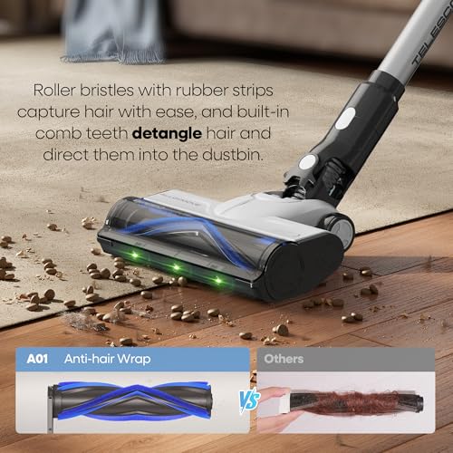 AlloyMove Cordless Vacuum: Powerful 50Kpa Stick Cleaner
