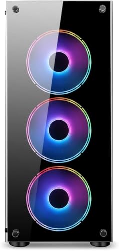 Computek Gaming PC Intel i7-3770 RTX3050 6GB 16GB RAM 256GB SSD+1TB HDD 500W PSU 6 Fan RGB Case Wi-Fi Windows 11