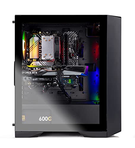 Skytech Nebula Gaming PC Ryzen 5 5600 3.5" (4.4" Turbo) RTX 3050 6GB, 1TB SSD, 16GB RAM, Wi-Fi, Win 11 Home