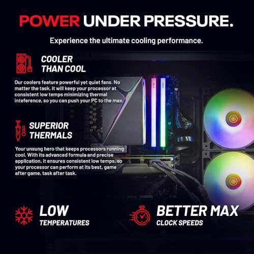 Skytech Gaming Azure 3 Desktop PC Ryzen 5 9600X 3.9 inch NVIDIA RTX 5060 1TB NVMe SSD 32GB DDR5 RAM 5200 RGB 650W Gold PSU