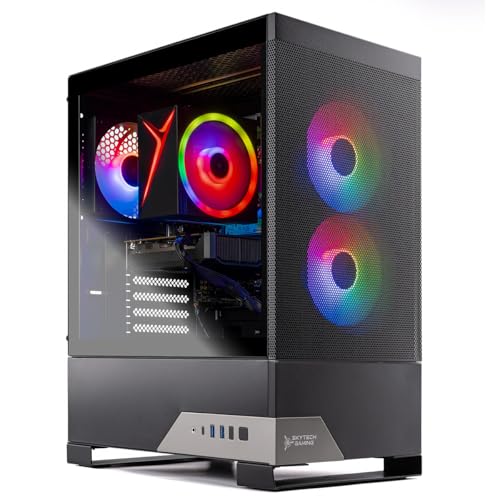 Skytech Nebula Gaming PC AMD Ryzen 5 5500, 3.6 GHz, RTX 5050 8GB, 1TB SSD, 16GB RAM, Win 11, Gold PSU
