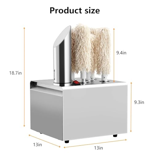 DPLWJPP Wine Glass Polisher: Electric Automatic Dryer for Bars & Restaurants