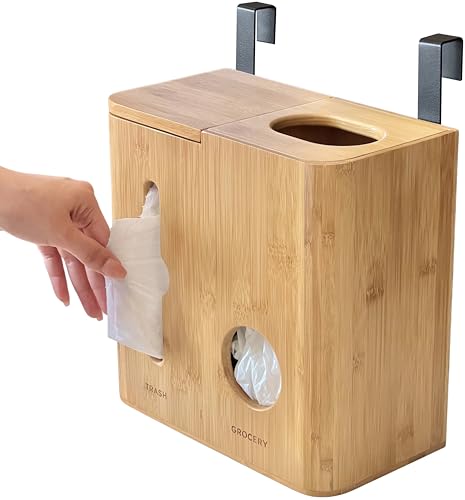 Ayos Trash Bag Dispenser: 2-in-1 Grocery & Garbage Bag Holder