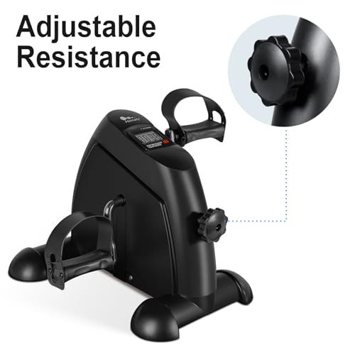 Himaly Mini Exercise Bike Pedal Exerciser with LCD Display