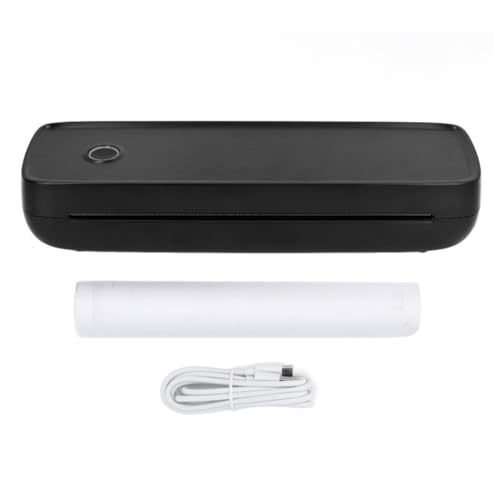 Portable Thermal Printer for A4 A5 Paper, USB/BT Connectivity