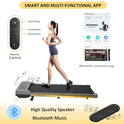 Brand Under Desk Treadmill: Incline, Bluetooth Speaker, LED Display