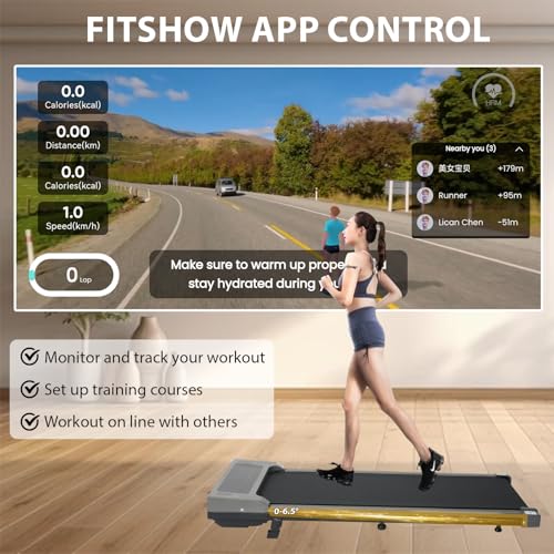 Brand Under Desk Treadmill: Incline, Bluetooth Speaker, LED Display