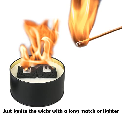 EUPNHY Portable Campfire Pit | Smores Maker | Lightweight | 3-5 Hours Burn | Convenient-No Wood | Great for Picnics & Camping