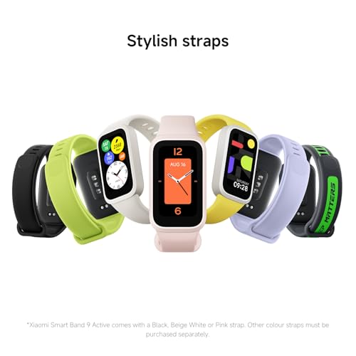 XIAOMI Smart Band 9 Active: Sports Fitness Tracker, 1.47" Display, 18 Days Battery, Health Monitoring, 50 Sports Modes