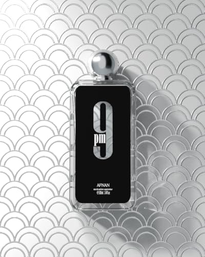 Afnan 9 PM Men's Eau De Parfum, Rich Woody Scent 100ml