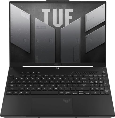 ASUS TUF Gaming A16 Laptop 16-inch FHD 165Hz Ryzen 7 8-core 16GB DDR5 512GB SSD RX7700S Graphic - Black