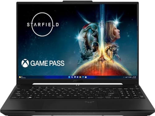 ASUS TUF Gaming A16 Laptop 16-inch FHD 165Hz Ryzen 7 8-core 16GB DDR5 512GB SSD RX7700S Graphic - Black