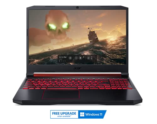 Acer Nitro 5 Gaming Laptop, Intel Core i5, GTX 1650, 15.6" Full HD, 8GB DDR4, 256GB SSD, WiFi 6, Backlit Keyboard