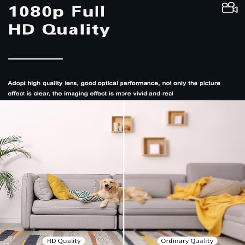 BSLVWG Indoor Camera with 1080P, Wi-Fi, 2-way Talk & Night Vision