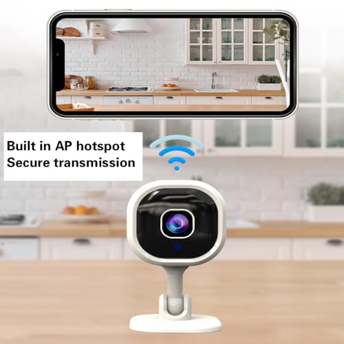 BSLVWG Indoor Camera with 1080P, Wi-Fi, 2-way Talk & Night Vision