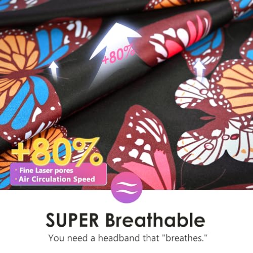 ZUMUSEN Bluetooth Sleep Headband, Wireless Sports Headphones, Hi Fi Sound, 15Hrs, Tech Gifts for Men Women, Office Nap, Travel, Yoga