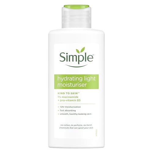 Simple Hydrating Light Moisturiser with Pro-Vitamins B5 & E - 12-Hour Moisturisation - 125 ml