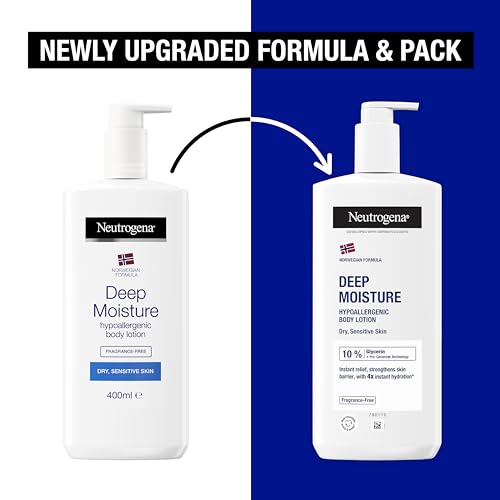 Neutrogena Deep Moisture Body Lotion 400ml, Fragrance-Free