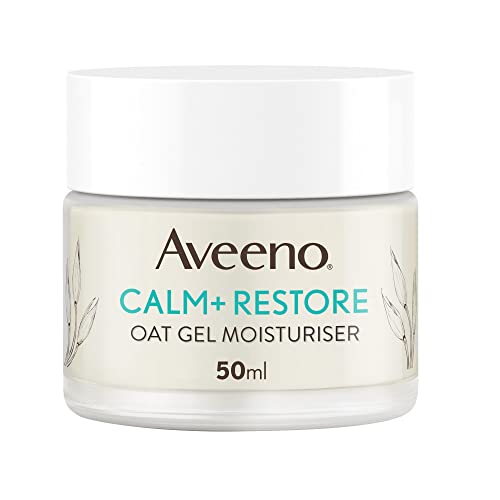 Aveeno Oat Gel Moisturiser 50ml - Soothe & Replenish Skin's Moisture - Nourishing Day Cream for Sensitive Skin