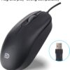 Wired Mouse Optical Wired Computer Mouse with 3 Adjustable DPI - Image 2