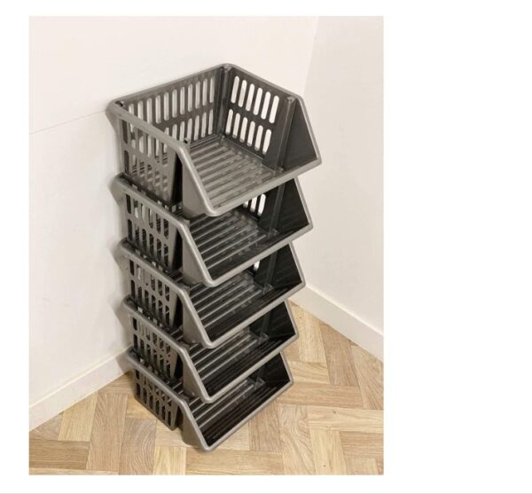 Large 5 Tier Stacking Baskets - Image 3