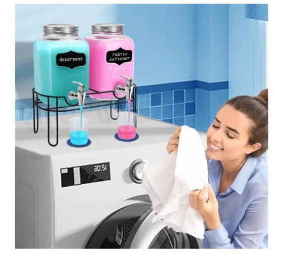 5 Gallon Glass Laundry Detergent Dispensers - Image 4