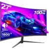 Gawfolk Curved Monitor 27 Inch