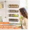 Spice Rack Wall Mounted 4 Pack - Image 2