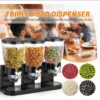 Taylor & Brown Triple Cereal Dispenser Classic Dry Food Canister - Image 3