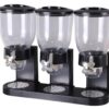 Taylor & Brown Triple Cereal Dispenser Classic Dry Food Canister - Image 2