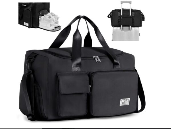 FIORETTO Womens Mens Sports Gym Bag