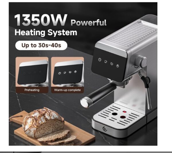 AMZCHEF Coffee Machine 20 Ba - Image 3
