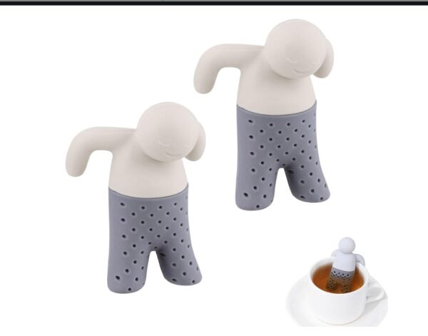 Teemännchen Pack of 2 Silicone Tea Strainer