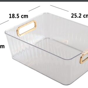 Clear Pantry Organiser Basket Bin