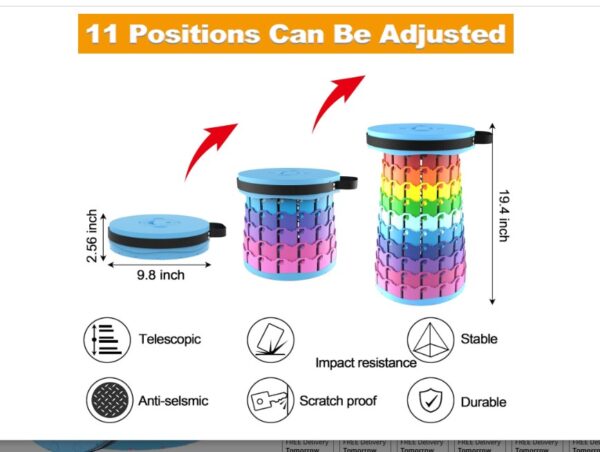 ALEVMOOM Portable Telescopic Stool - Image 4