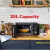 Russell Hobbs RHM2076B 20 Litre 800 W Black Digital Solo Microwave - Image 5