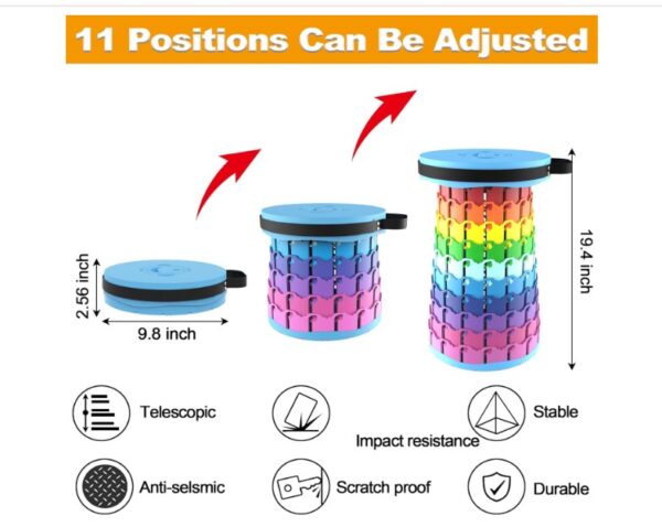 ALEVMOOM Portable Telescopic Stool - Image 3