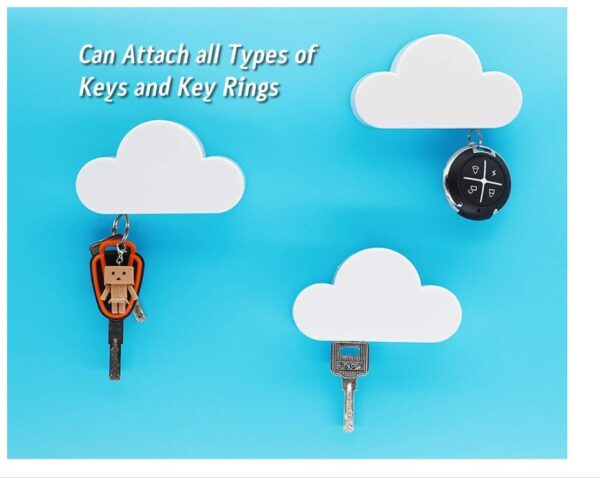 Meyerascal White Cloud Magnetic Key Holder - Image 3
