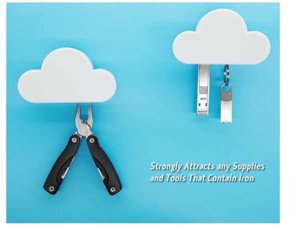 Meyerascal White Cloud Magnetic Key Holder - Image 2