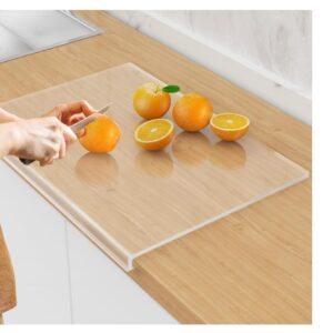 Acrylic Cutting Board with Counter Lip