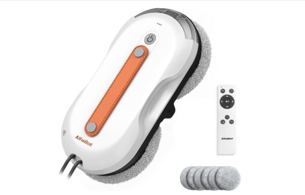 AlfaBot X7Pro Window Cleaner Robot with Dual Spray